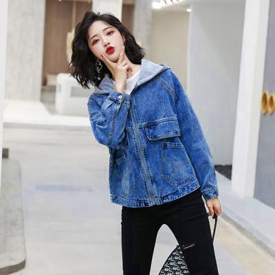 ÁO KHOÁC JEAN PHỐI NÓN XÁM - NK413